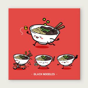 아트박스/꾸밈 iy436-맛있는음식_중식_노프레임액자