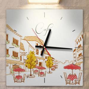 아트박스/꾸밈 tp066-카페의 거리_인테리어벽시계