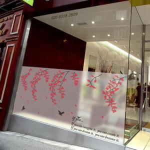 아트박스/꾸밈 ps013_m-무점착유리시트_넝쿨사이로