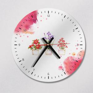 아트박스/꾸밈 ig090-사랑스러운화분들_인테리어벽시계