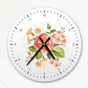 아트박스/꾸밈 cg020-활짝핀장미한송이_인테리어벽시계