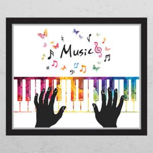 아트박스/꾸밈 ij175-음악세상_창문그림액자_뮤럴시트지