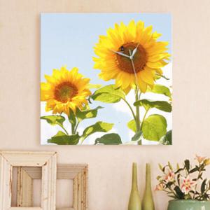 아트박스/꾸밈 ct265-행운의상징해바라기_노프레임벽시계