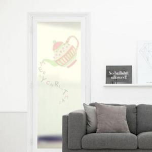 아트박스/꾸밈 ck835-크리스마스주전자_유리문시트지