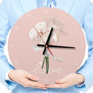 아트박스/꾸밈 cg410-사랑을전하는꽃_인테리어벽시계