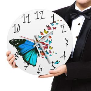 아트박스/꾸밈 ck656-나비날아오르다_인테리어벽시계