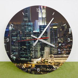 아트박스/꾸밈 cg437-도시의야경2_인테리어벽시계