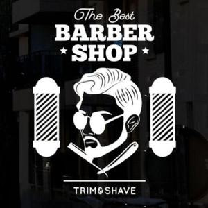 아트박스/꾸밈 ia725-미용실바버샵02_그래픽스티커