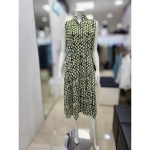 아르테 세이브존06 V넥 차이나 A라인 롱 나시 원피스 DRBPWO5J30