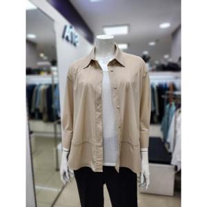 아르테 세이브존06 여유핏 밑단 스트링 스판 블라우스 DPBPWB3J30