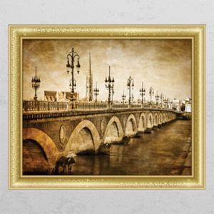 아트박스/꾸밈 ch123-몽환적 다리_창문그림액자_뮤럴시트지