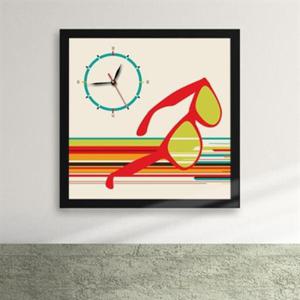 아트박스/꾸밈 cy209-칼라풀 선글라스 액자시계