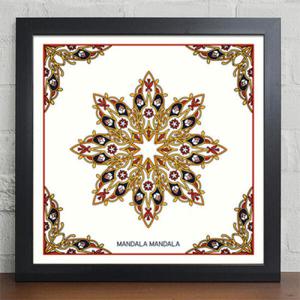 아트박스/꾸밈 iw734-만다라문양_인테리어액자