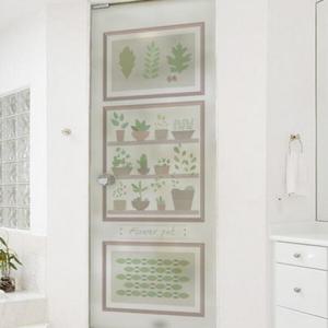 아트박스/꾸밈 cj656-네츄럴화분그림액자_유리문시트지