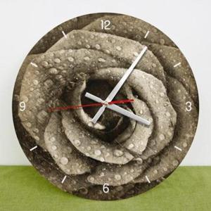 아트박스/꾸밈 tb005-빈티지플라워아트(로즈)_인테리어벽시계