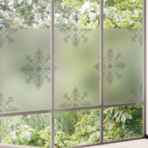 아트박스/꾸밈 is766_m-무점착유리시트_스콜단조_글라스시트지