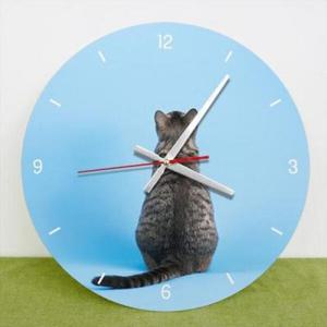 아트박스/꾸밈 tb040-기다리는고양이_인테리어벽시계