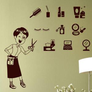 아트박스/꾸밈 ts001-헤어샵으로오세요_그래픽스티커