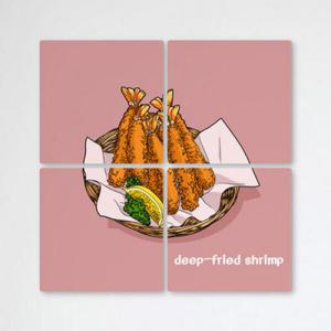 아트박스/꾸밈 ib438-멀티액자_새우튀김의바삭한식감