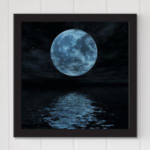 아트박스/꾸밈 iv222-어두운달빛바다_인테리어액자