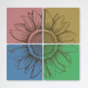 아트박스/꾸밈 if461-멀티액자_해바라기일러스트