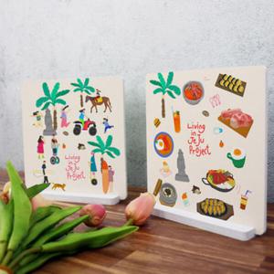 아트박스/꾸밈 ts245-스탠드액자2P_제주도에서살기01