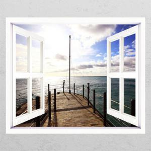 아트박스/꾸밈 ih307-진짜멋진자연_창문그림액자_뮤럴시트지