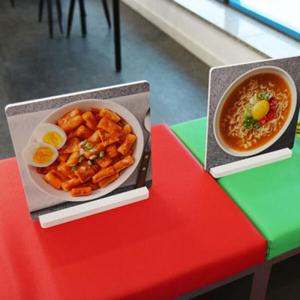 아트박스/꾸밈 ci779-스탠드액자2P_대표간식떡볶이라면