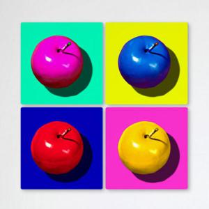 아트박스/꾸밈 ib538-멀티액자_사과팝아트1