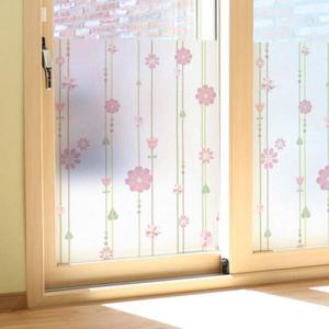 아트박스/꾸밈 ii786_m-무점착유리시트_스프링플라워_글라스시트