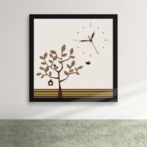 아트박스/꾸밈 ix101-나무와 새 액자시계