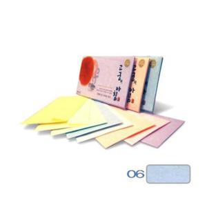 아트박스/오피스큐 고궁의아침 대례지봉투06 A4 85g 연청색 5매