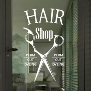 아트박스/꾸밈 dc235-헤어샵가위_그래픽스티커