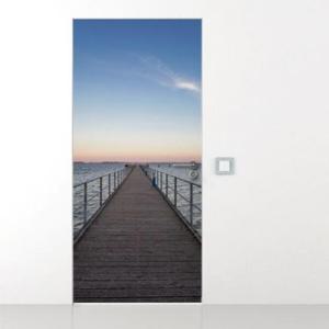 아트박스/꾸밈 gb290-바다위다리_현관문시트지