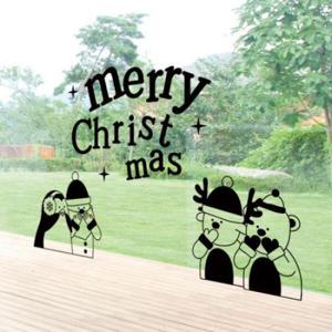 아트박스/꾸밈 pl597-메리크리스마스친구들_그래픽스티커