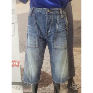 남성 엔진 칠부청바지 11132-0002