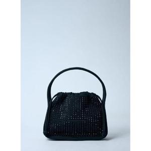 25 FW 알렉산더왕 여성 스몰 라이언 라인스톤 핸드백 awg0259042blk