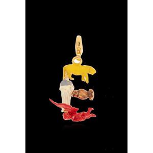 Marni 알파벳 E 참 펜던트 PNMV0100PEP6528 00X99 TP942883580