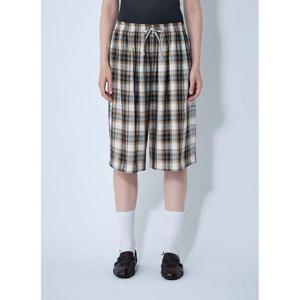 25 FW 아크네 여성 체크 쇼츠  acn0361003bei F