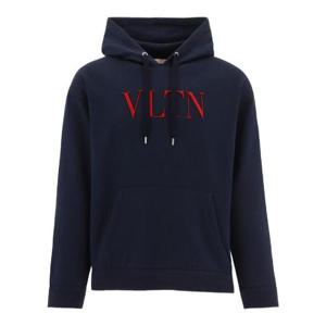 Valentino VLTN 로고 자수 드로스트링 후드티 1V3MF14F8MB W31 TP935875237