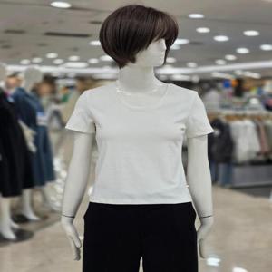 ab.f.z 세이브존09 U넥 백 스티치 반팔 티 afhz2k40f