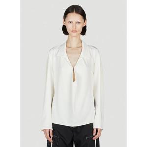 25 FW 키코 코스타디노브 여성 Two Way Shirt kko0252006wht