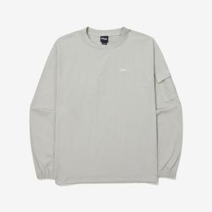 [휠라]스트레치 우븐 포켓 맨투맨 (FS2POG3103X_LGY)