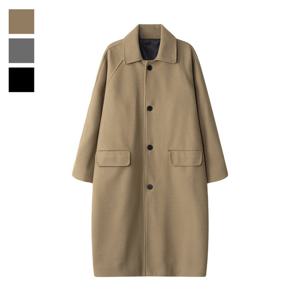 [리빌모아]남자 베이직 오버핏 카라 발마칸 울 코트 ET-CT-Q016-