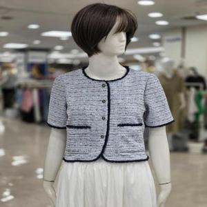 ab.f.z 세이브존09 테슬 노카라 스판 자켓 afnz5j04g