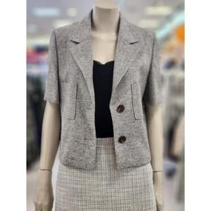 SOUP 세이브존07 린넨 반팔 카라 자켓 OB5TJQ2