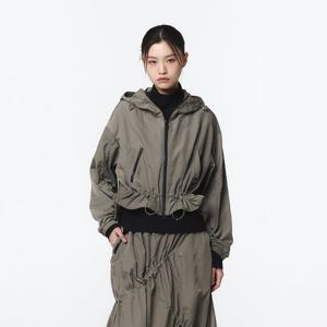 [OFFROAD] 여성 후디 셋업 긴팔 점퍼 (화이트 그레이)_5LB1311