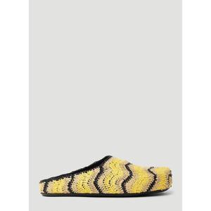 25 FW Marni x No Vacancy 남성 퍼스벳 사봇 라피아 뮬 mvy0153009yel