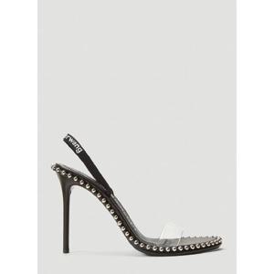 25 FW 알렉산더왕 여성 노바 스터드 장식 힐 awg0242046blk