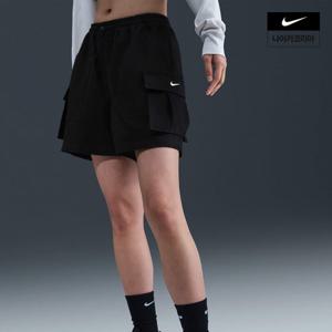 [나이키] 스포츠웨어 여성 미드라이즈 루즈 5인치 카고 쇼츠 HV2619-010